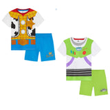 Boys Disney Toy Story Woody and Buzz Lightyear Short Sleeve Pyjamas