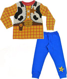 Boys Girls Woody or Buzz Lightyear Toy Story Long Sleeve Pyjamas Kids