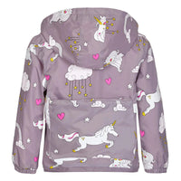 Boys Girls Colour Changing Raincoat Dinosaurs Dogs Cats Pirates Unicorns Jacket Coat Age 2-8 Yrs