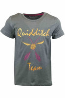 Girls Harry Potter TShirt Top Hogwarts Quidditch T-Shirt Age 6 - 7 Years