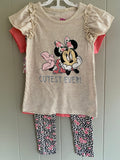 Girls 3 PIECE SET - YOU GET 2 x T-Shirts & 1 x Leggings LOL Surprise or Minnie