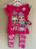 Girls 3 PIECE SET - YOU GET 2 x T-Shirts & 1 x Leggings LOL Surprise or Minnie