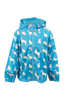 Boys Girls Colour Changing Raincoat Dinosaurs Dogs Cats Pirates Unicorns Jacket Coat Age 2-8 Yrs