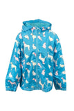 Boys Girls Colour Changing Raincoat Dinosaurs Dogs Cats Pirates Unicorns Jacket Coat Age 2-8 Yrs