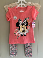 Girls 3 PIECE SET - YOU GET 2 x T-Shirts & 1 x Leggings LOL Surprise or Minnie