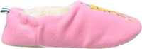 Girls Party Leopard Slippers Pink Felt Slippet