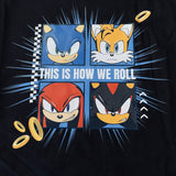 Boys Sonic the Hedgehog Pyjamas PJs Long Sleeve Top & Bottom Age 7 - 12 Years