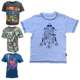 Boys Girls Marvel Avengers Spiderman WWE Star Wars R2 D2 Cotton T-Shirt Top