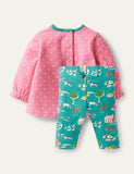 Girls Mini B*den Farm Animals Top & Leggings Set Baby Age 0 - 2 Years