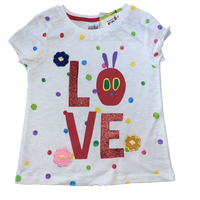 Girls T-Shirt Top Frozen 2 Very Hungry Caterpillar Baby Age 1 - 3 Years