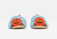 Boys Girls Tiger Slippers Slippet Felt Mule