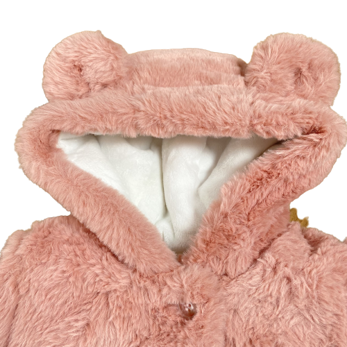 Bear hoodie with ears 2025 baby