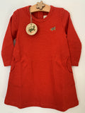 Girls Green Nippers Organic Cotton Dress Long Sleeve Baby Age 0 Months - 2 Years