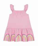 Girls Mothercare Pink Summer Dress Sequin Rainbows Baby Age 9 Months - 5 Years