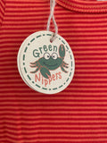 Girls Green Nippers Organic Cotton Dress Long Sleeve Baby Age 0 Months - 2 Years