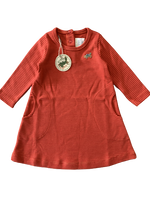 Girls Green Nippers Organic Cotton Dress Long Sleeve Baby Age 0 Months - 2 Years