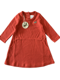 Girls Green Nippers Organic Cotton Dress Long Sleeve Baby Age 0 Months - 2 Years