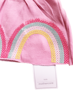 Girls Mothercare Pink Summer Dress Sequin Rainbows Baby Age 9 Months - 5 Years