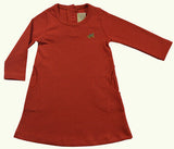 Girls Green Nippers Organic Cotton Dress Long Sleeve Baby Age 0 Months - 2 Years