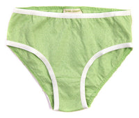 Girls Organic Cotton Vest & Knickers Briefs Set Green Nippers Baby Age 1-3 Years