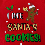 Girls Boys I Ate Santa's Cookies Christmas Pyjamas Xmas Eve Box Age 2 - 11 Years