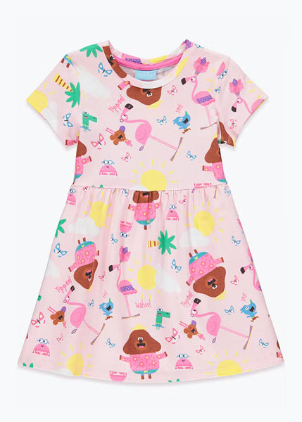 Baby Girls Hey Duggee Pink Summer Dress Age 9  - 18 Months