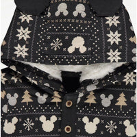 Disney Baby Boy Mickey Mouse Hooded Christmas Romper Age 3 - 6 Months