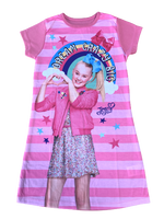 Girls JoJo Siwa Nightdress Jo-Jo Nightie Pyjamas Nighty Age 5 - 12 Years