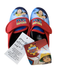 Boys Fireman Sam Slippers Kids Easy Fasten Slipper House Shoes