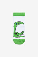 7 Pairs Boys Socks Bright Jungle Animals Lion Giraffe Hippo