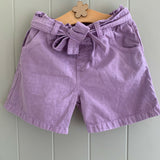 Girls Pastel Paperbag Shorts Summer Elasticated Waist Baby Age 1 to 5 Years