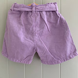 Girls Pastel Paperbag Shorts Summer Elasticated Waist Baby Age 1 to 5 Years