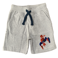 Boys SpiderMan Jersey Shorts Drawstring Waist Sweat Joggers Marvel Age 4-8 Years