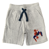 Boys SpiderMan Jersey Shorts Drawstring Waist Sweat Joggers Marvel Age 4-8 Years