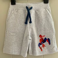 Boys SpiderMan Jersey Shorts Drawstring Waist Sweat Joggers Marvel Age 4-8 Years