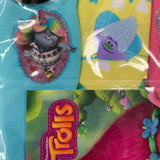 5 Girls Trolls Knickers Briefs with Glitter Detail