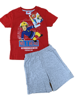 Boys Fireman Sam Pyjamas Short & Long PJs Age 2 - 10 Years