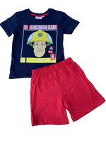 Boys Fireman Sam Pyjamas Short & Long PJs Age 2 - 10 Years