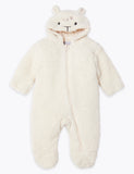 Baby Boy Girl Lamb Snowsuit Pramsuit Winter Coat All In One