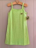 Girls Organic Cotton Nightie Green Nippers Nightdress Pyjamas Baby Age 1-5 Years