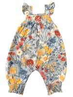 Baby Girl Romper Summer Flowers All In One Playsuit