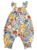 Baby Girl Romper Summer Flowers All In One Playsuit