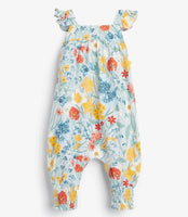 Baby Girl Romper Summer Flowers All In One Playsuit