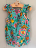 Baby Girl Romper Summer Flowers Animals All In One Playsuit