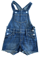 Girls Denim Dungarees Shorts Old Navy Jean Shortalls Playsuit Age 5-16 Years