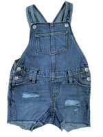 Girls Denim Dungarees Shorts Old Navy Jean Shortalls Playsuit Age 5-16 Years