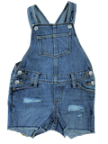 Girls Denim Dungarees Shorts Old Navy Jean Shortalls Playsuit Age 5-16 Years