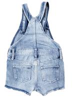 Girls Denim Dungarees Shorts Old Navy Jean Shortalls Playsuit Age 5-16 Years