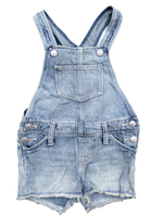 Girls Denim Dungarees Shorts Old Navy Jean Shortalls Playsuit Age 5-16 Years