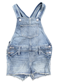 Girls Denim Dungarees Shorts Old Navy Jean Shortalls Playsuit Age 5-16 Years